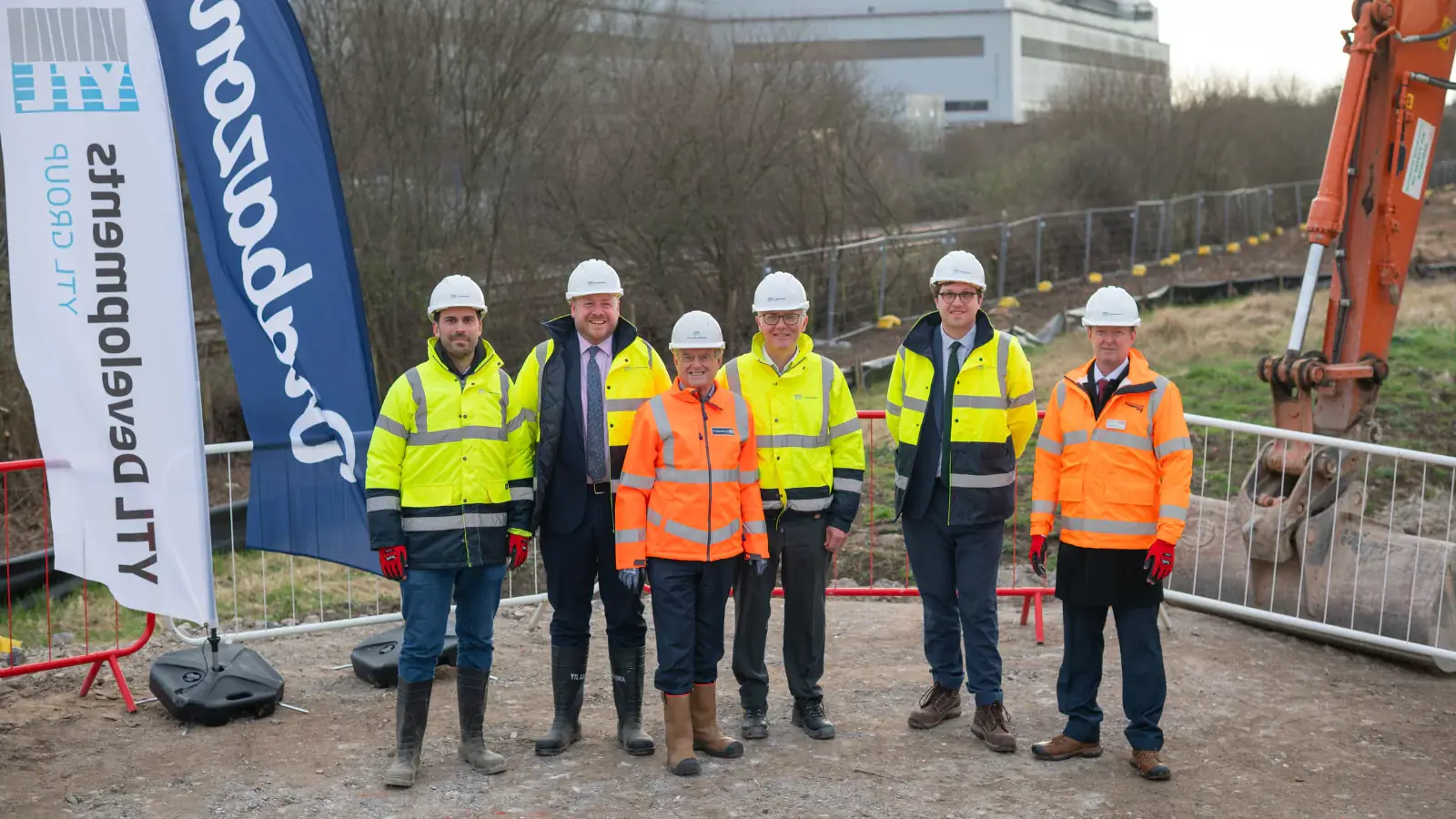Construction starts on North Filton Station at Brabazon Representatives of project partners YTL Developments, Network Rail and Great Western Railway (GWR) were joined by the Mayor Dan Norris, local MP Claire Hazelgrove and co-leader of South Gloucestershire Council Ian Boulton to officially break ground for the new station at Brabazon.
